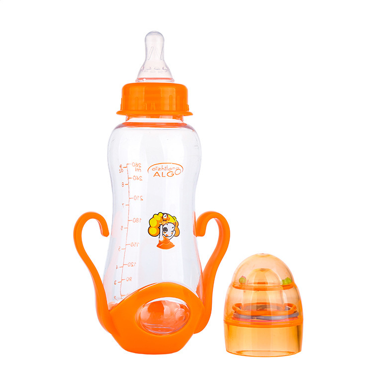 ALG Food Grade Pp Feeding Bottle Baby Anti Flatulence Standard Mouth Bottle Baby Drinking Water Feeding Nipple Bottle Maternal and Child Supplies