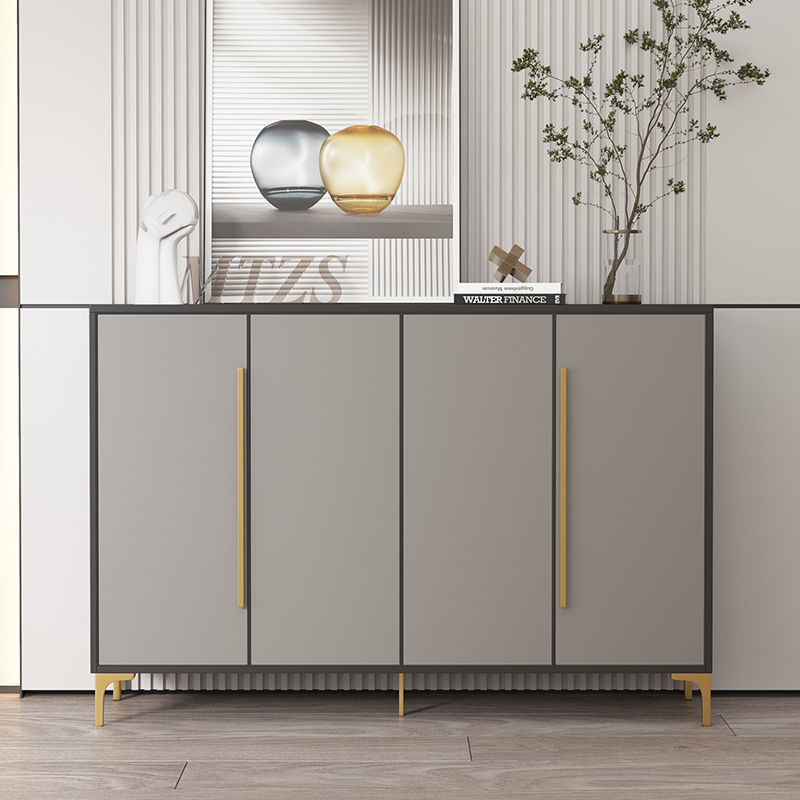 轻奢现代全铝合金鞋柜家用门口阳台户外防水防晒储物门厅柜无甲醛