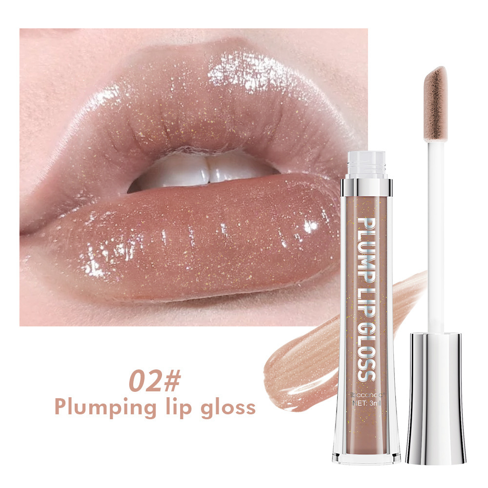 Ibcccndc New Dudu Lip Gloss Lightweight Lip Balm Colored Glass Mirror Liquid Big Mouth Lip Gloss