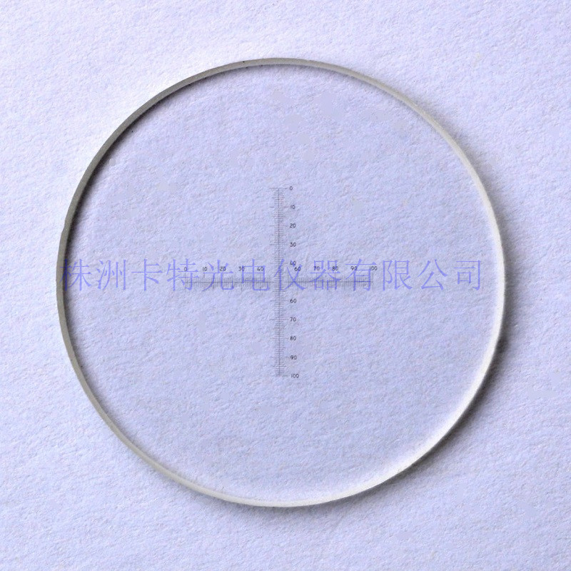 C7分化板显微镜目镜镜片0.1mm测微十字标尺