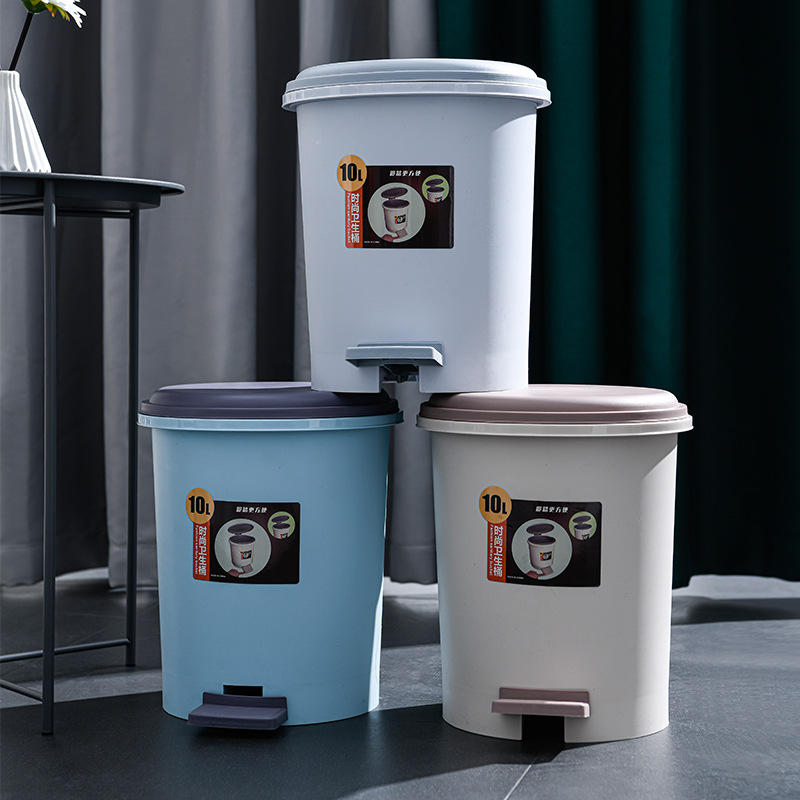 垃圾桶带盖家用厕所卫生间客厅创意脚踩圾垃桶大号厨房脚踏垃圾桶