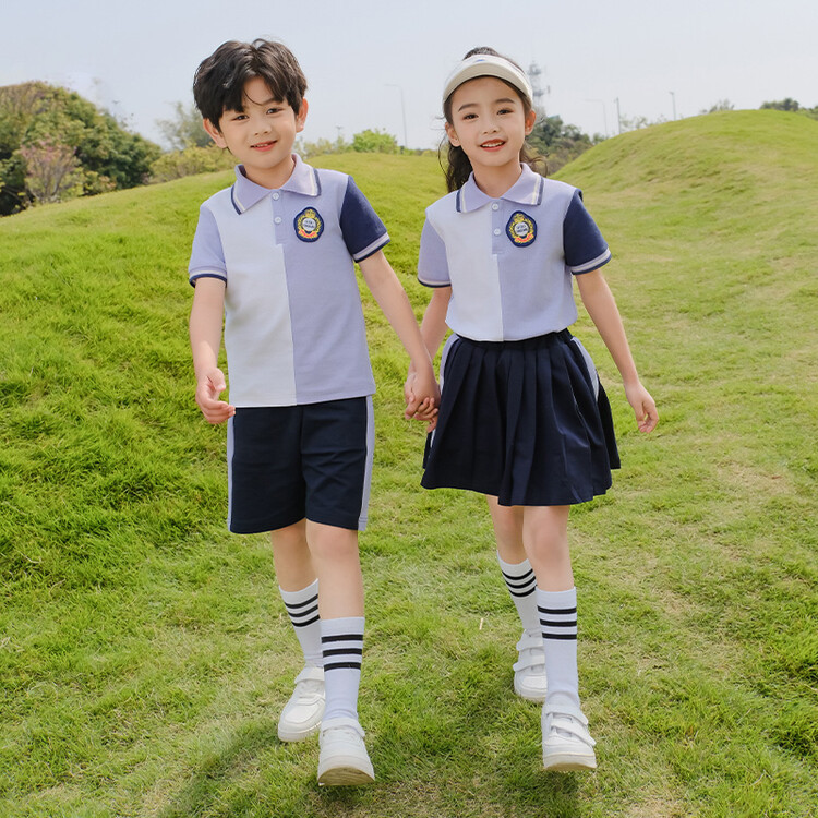 小学生校服套装夏季短袖幼儿园园服儿童毕业季班服运动英伦学院风