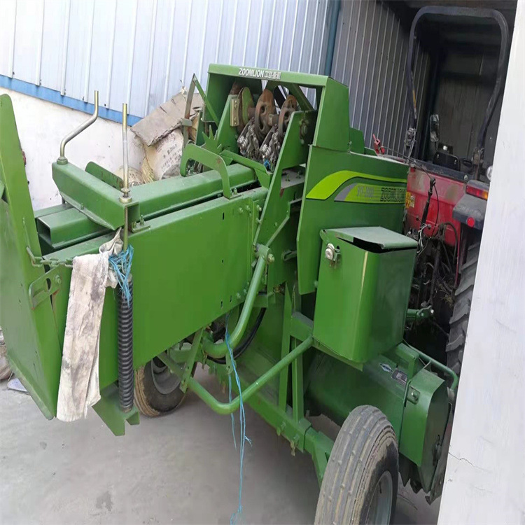 方捆饲草打捆机 车载式拾草捆草机 方捆打草机
