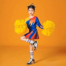 儿童啦啦操演出服幼儿园啦啦队演出服比赛队服装艺术体操竞技服装