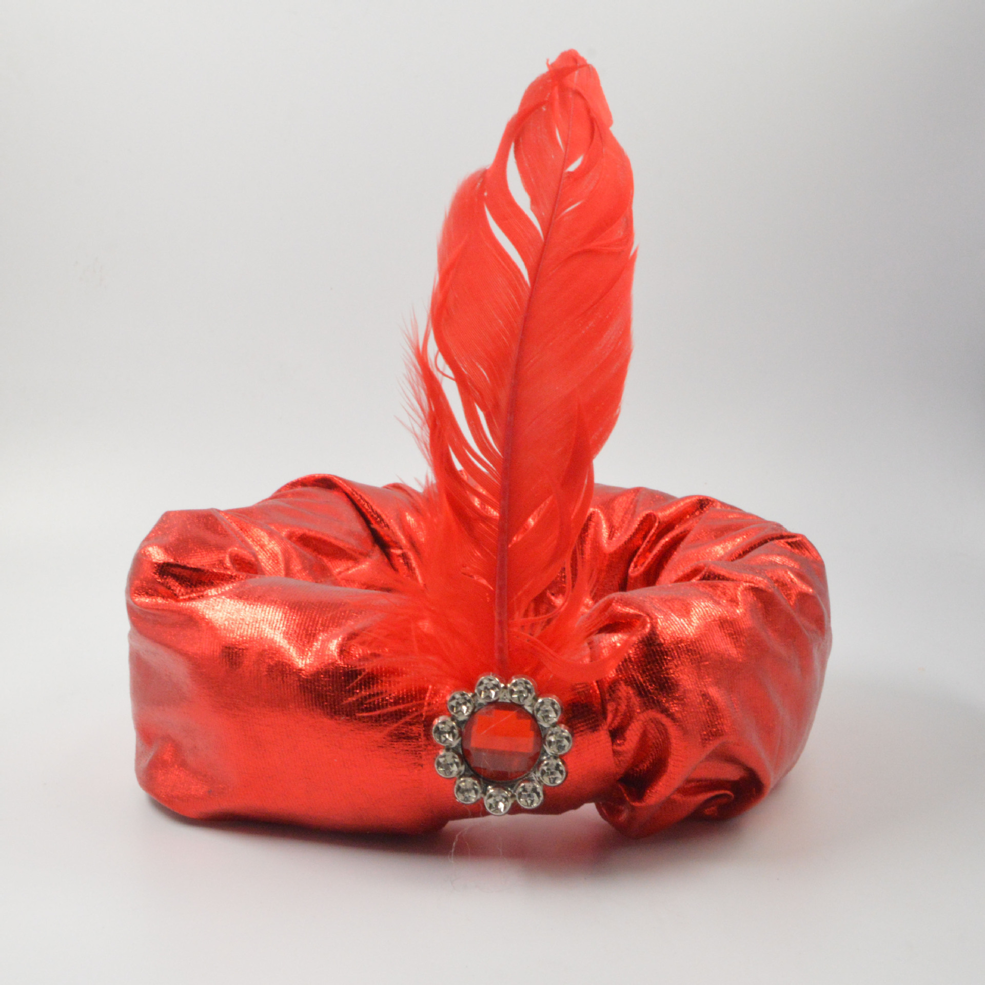 cos苏丹王子帽国王帽酋长羽毛头箍印度阿三帽阿拉伯帽阿拉丁帽子