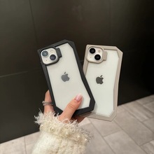 简约不规则边适用15promax苹果14新款iPhone13手机壳iPhone12/11