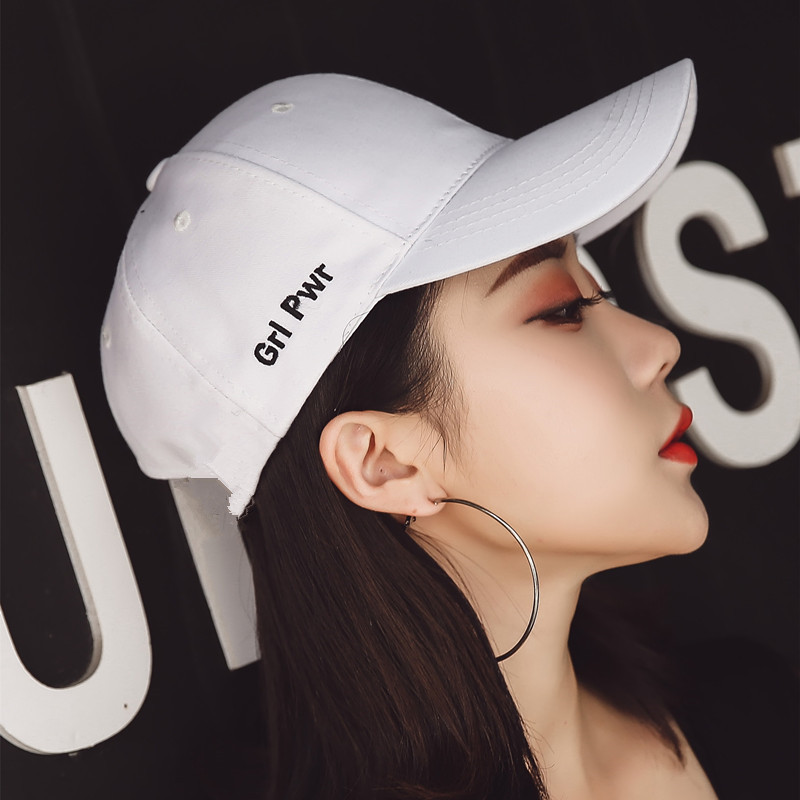 Hat for Women Spring All-Match Fashion Internet Celebrity Same Style Baseball Cap Autumn New Letter Embroidery Fashion Peaked Cap for Men