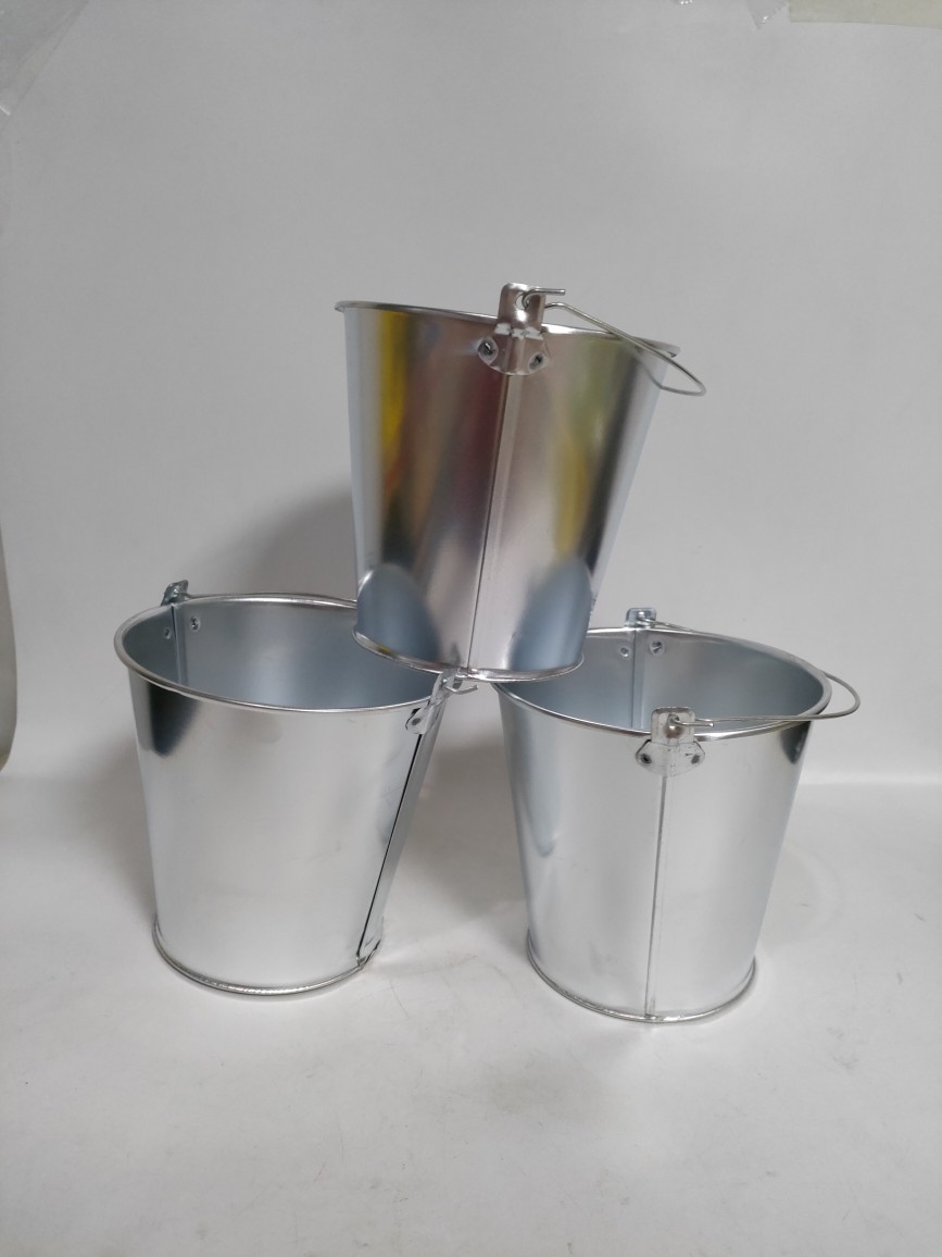 2元批发 白铁皮水桶 玩具儿童桶 沙滩小桶 铁桶 两元超市货源