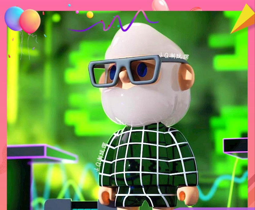 bob复古音乐人系列盲盒独角兽正版电波循环年度金专潮玩手办礼物