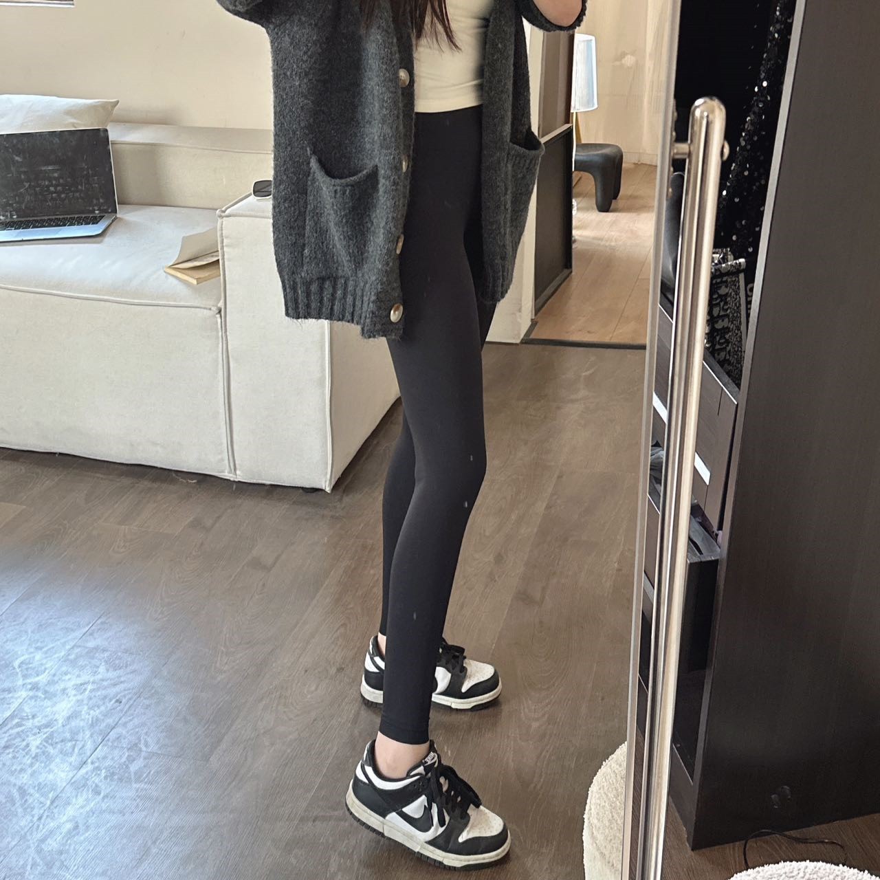 鲨鱼裤夏外穿黑色腿精高腰弹力瑜伽裤收腹提臀小脚裤子打底裤女