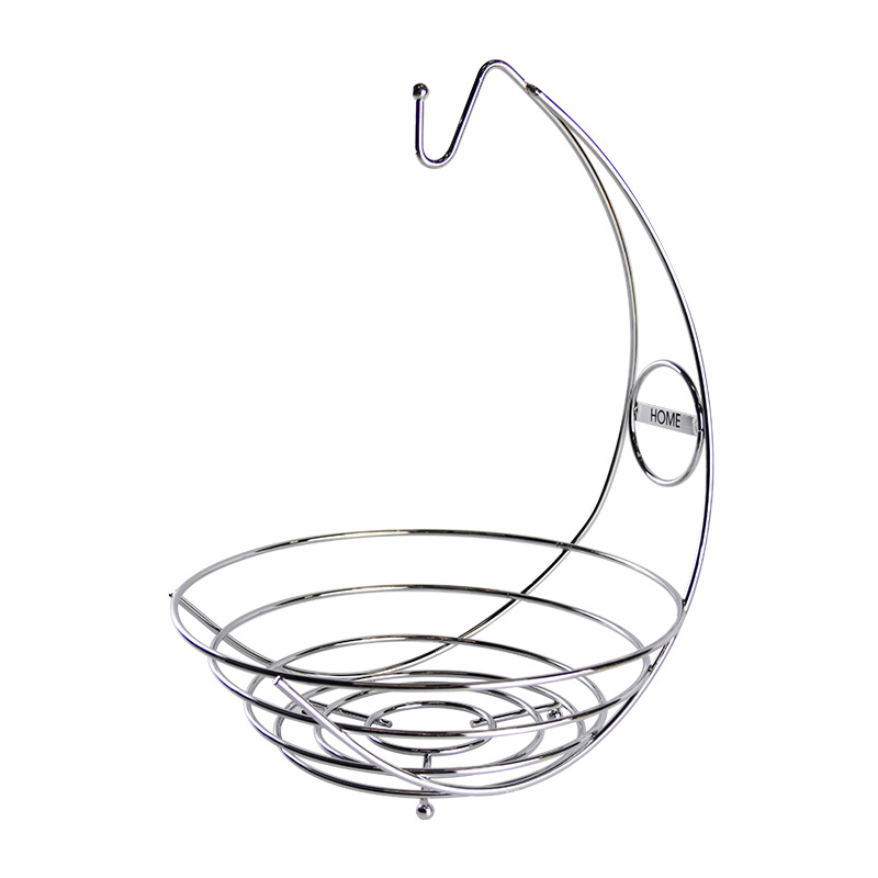 Fruit Basket European and American-Style Creative Household Coffee Table Banana Basket Fruit Plate Living Room Storage Rack Fruit Storage Blue Factory Batch