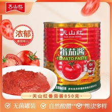 天山红番茄酱850g家用原酱新疆新鲜番茄火锅底料纯番茄酱罐装酱料