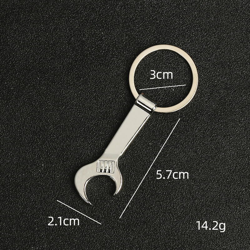 Cross-Border Creative Mini Imitation Tool Key Chain Adjustable Wrench Keychain Metal Pendant Activity Small Gift Wholesale