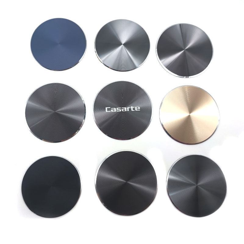 高光拉丝cd纹标牌铭牌logo商标 太阳纹铝片氧化 五金激光金属铝牌