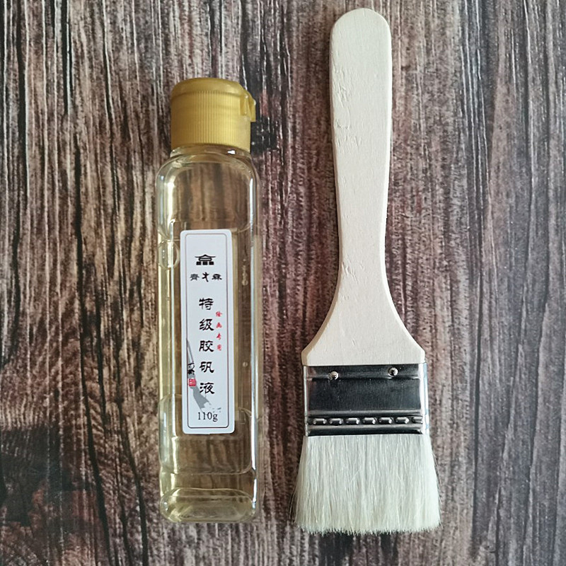 国画颜料*胶矾水110g 画工笔画岩彩画用明胶液胶矾液