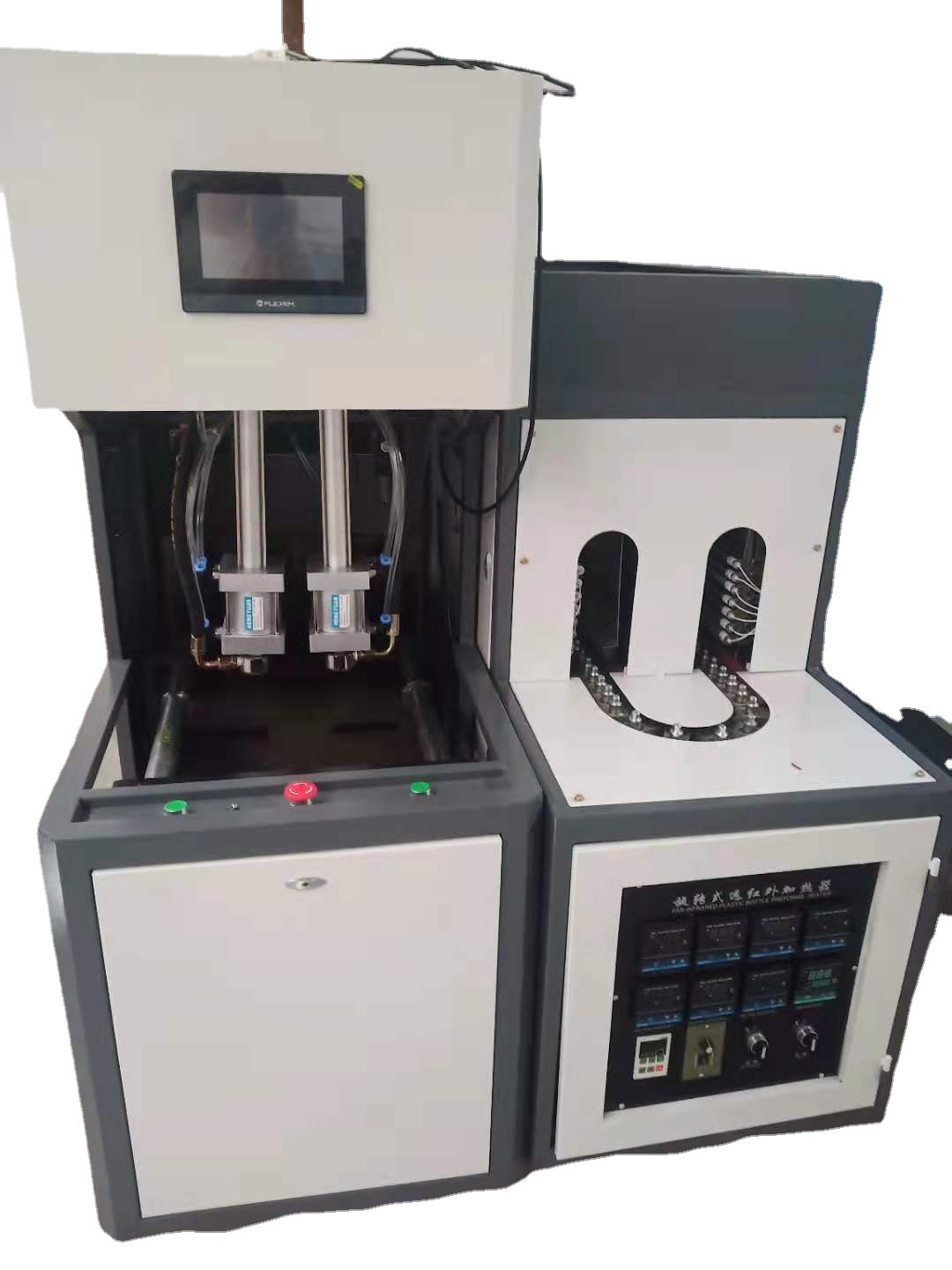 3升一出二半自动pet吹瓶机 全自动 吹塑机 玻璃水瓶矿泉水瓶