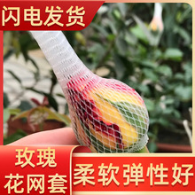 玫瑰花包装套 厂家批发塑胶网套 玫瑰花塑形成型网套