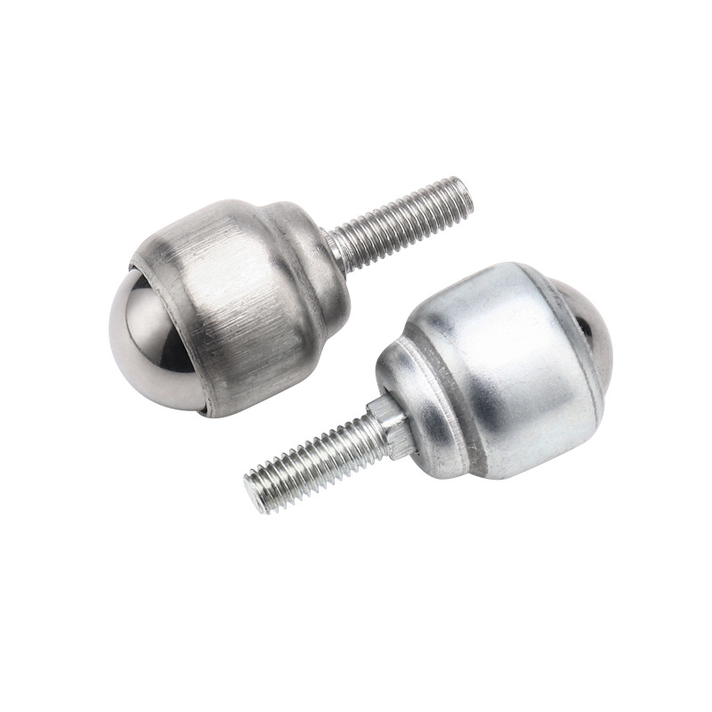 带杆碳钢万向球cy19d不锈钢25f滚珠轴承机床万向牛眼轮尼龙钢球轮