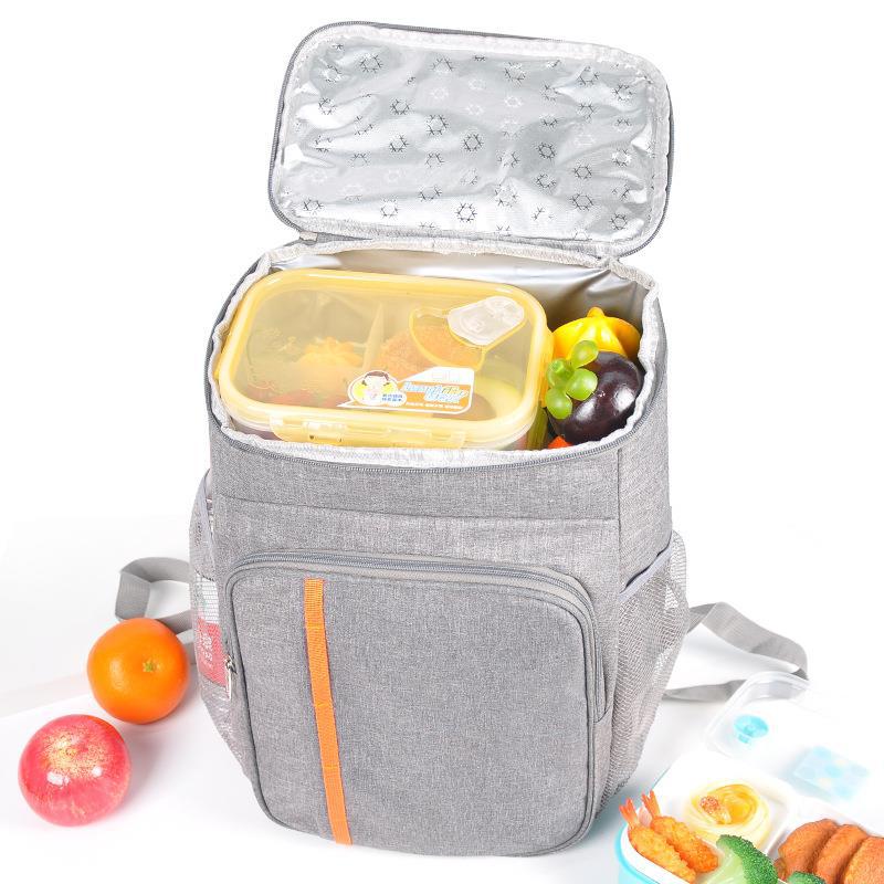 Outdoor Ice Pack Picnic Backpack Shoulder Insulated Bag Thickening Thermal Insulation Backpack Leak-Proof Picnic Bag Exclusive for Cross-Border