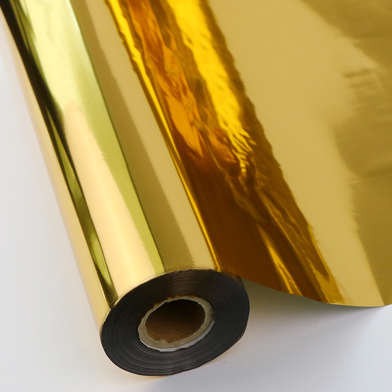 丝印烫金纸热转印锦旗绒布布料压烫金箔纸pu皮革金属纸张电化铝