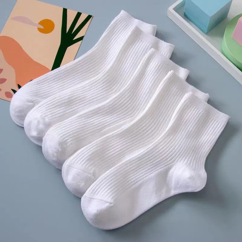 袜子女冬天女生堆堆袜棉质双针女士中筒袜辽源棉袜加厚款棉线女袜