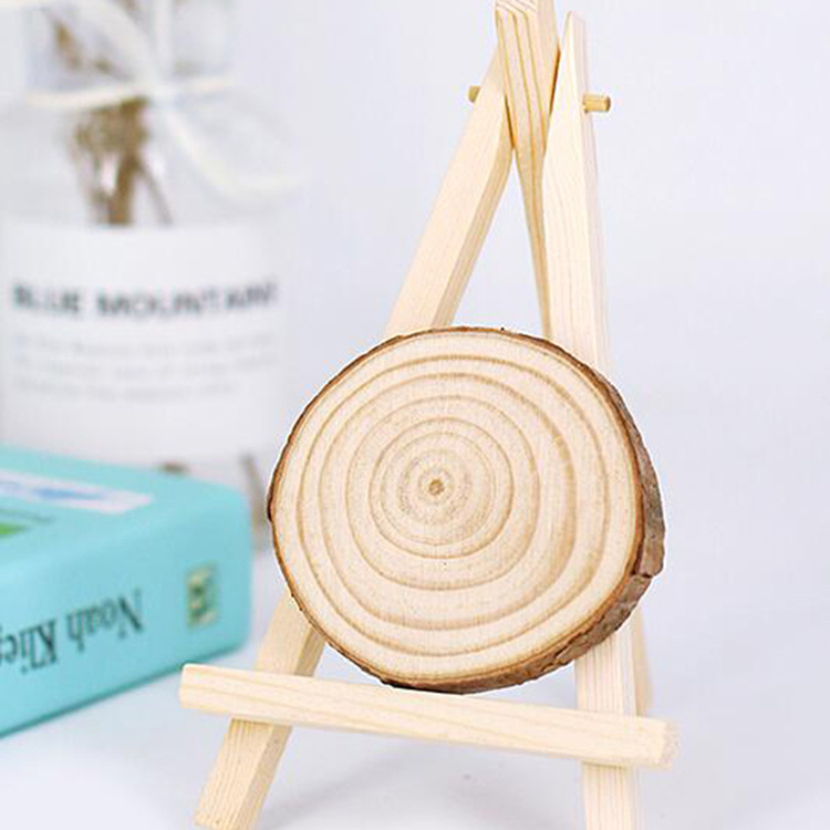 小画架油画相框三脚架平板支架台式桌上折叠木质迷你木质三脚架