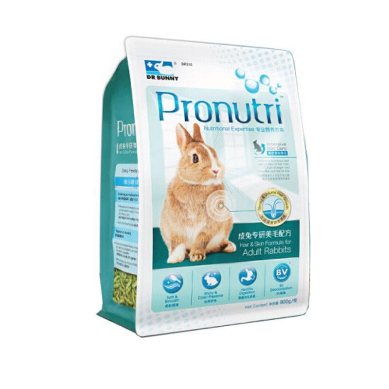 bunny兔博士成兔幼兔专研美毛配方 兔粮主粮 膨化兔粮 兔饲料
