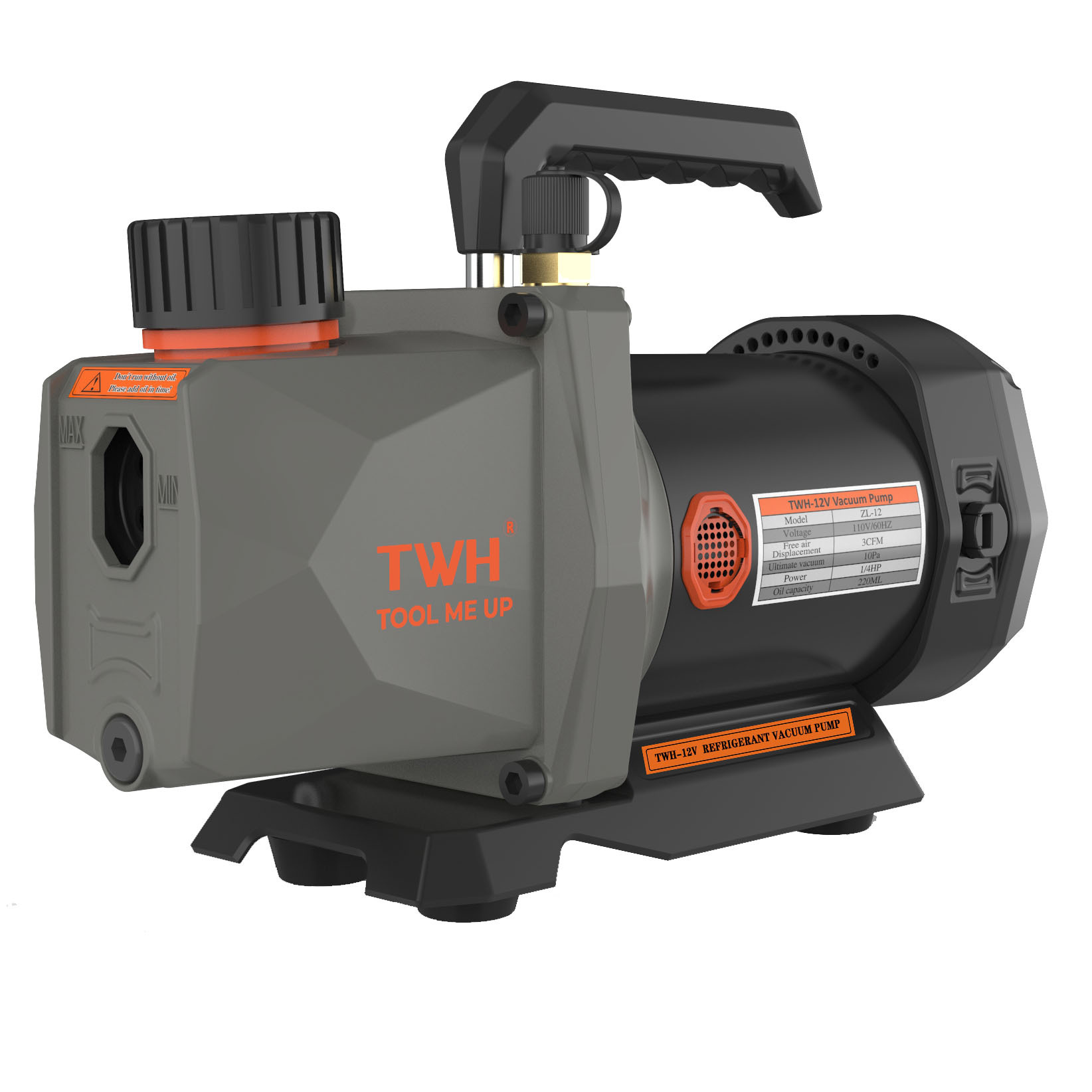 12v车载真空泵小型汽车空调维修泵便捷式手提式真空泵