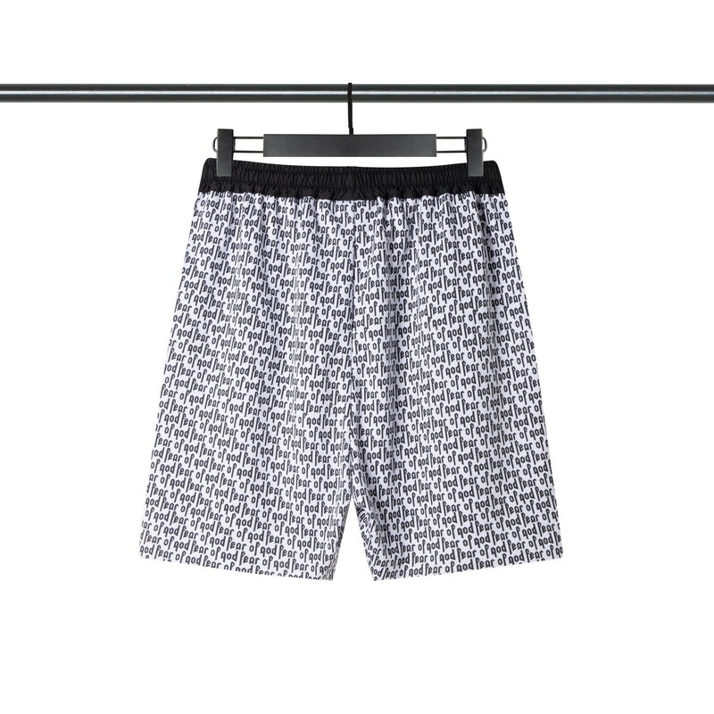 2021春夏季新款 fog 全身满印字母休闲短裤男女同款一件批发代发