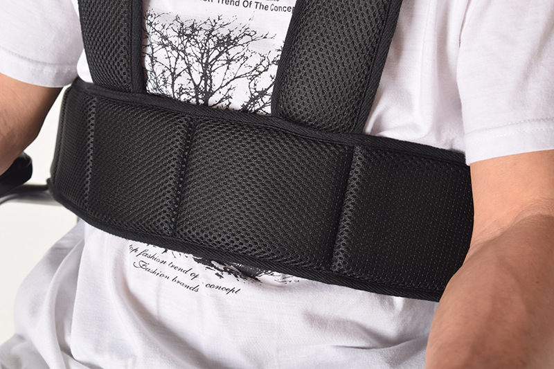 轮椅约束衣 胸部背心 轮椅出行保护带 可调松紧