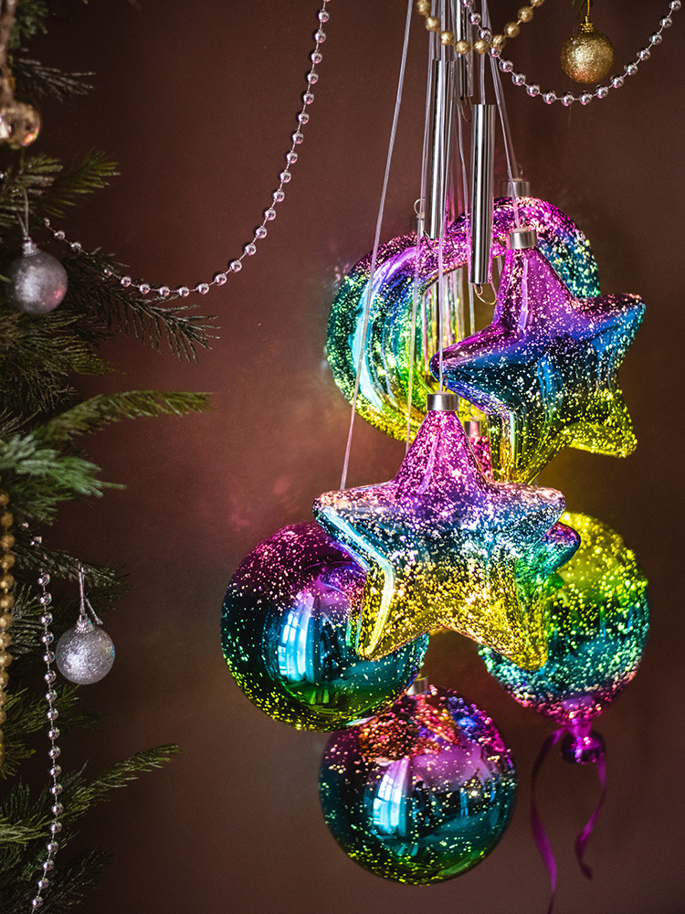 超大发光彩灯球气球垂吊圣诞节装饰品挂件吊球吊顶场景布置-阿里巴巴