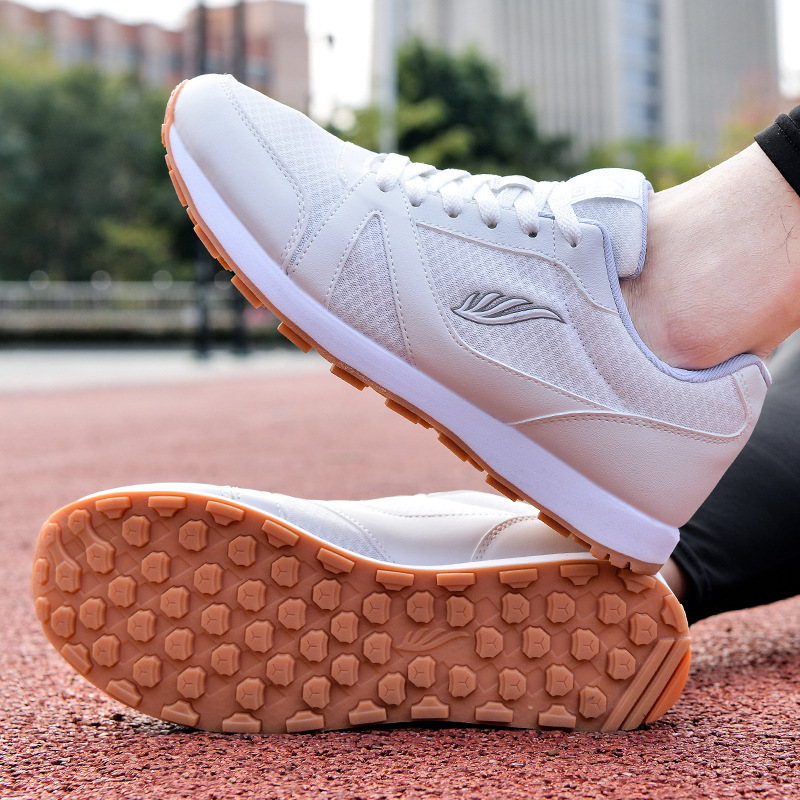 新款跑步鞋中考体育立定跳远鞋男女学生体测考试田径运动跑鞋