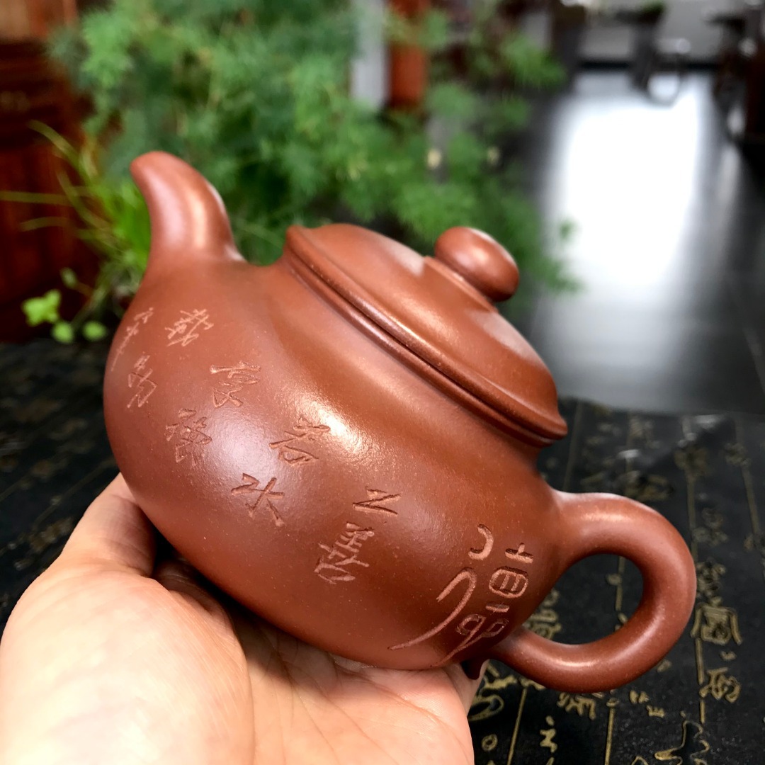 宜兴紫砂壶 名家全手工茶壶 丁山原矿底槽清仿古壶 顺丰包邮