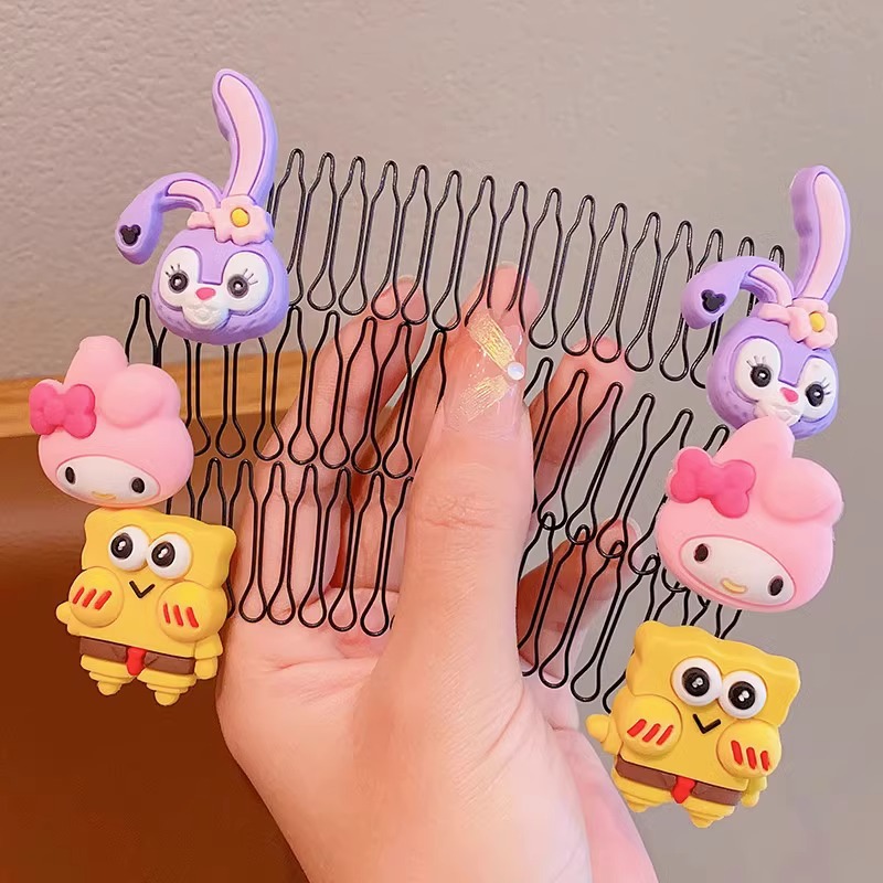 Children's Hair Comb Broken Hair Organize Fantastic Bangs Lala Comb Girl's Back Head Hair Comb Hairpin Girl's Baby Headdress