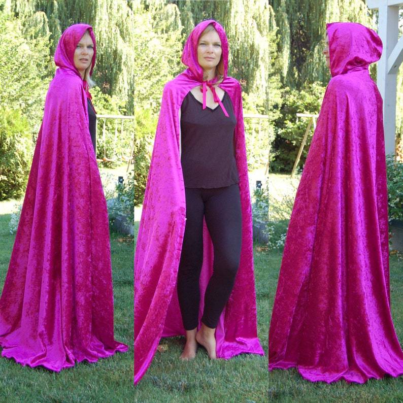 2021万圣节天鹅绒披风女士cape斗篷夏季薄款cloak风衣新娘披肩厚*