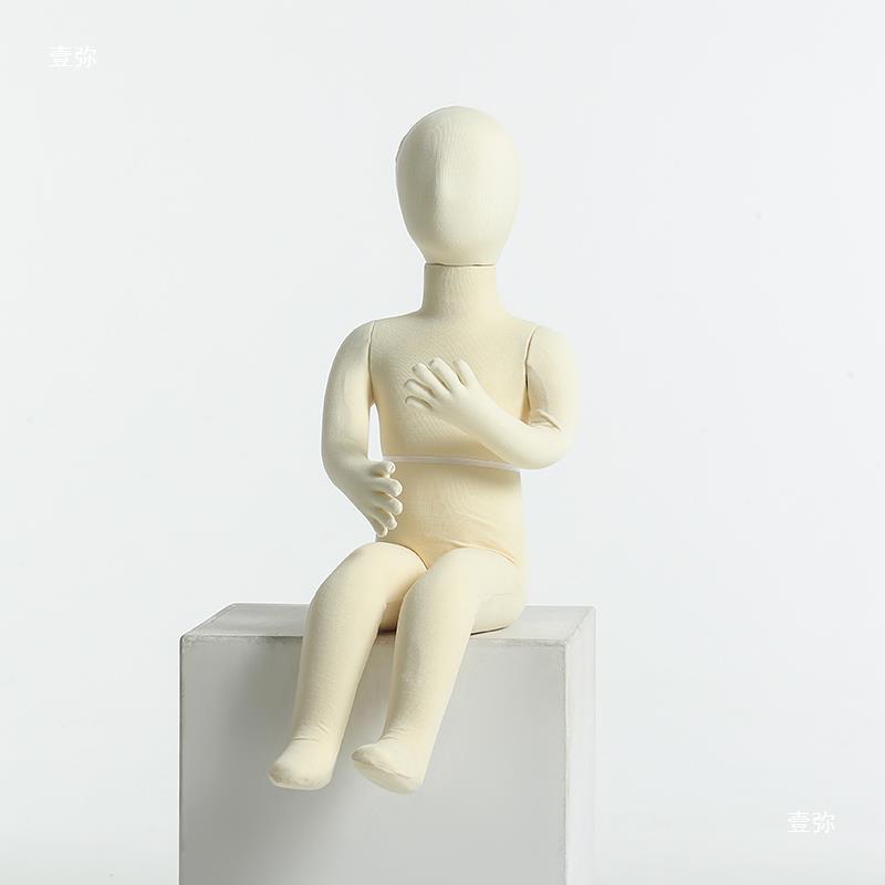 儿童模特展示架婴儿宝宝模型幼儿园童装模特人偶全身男女可摆造型