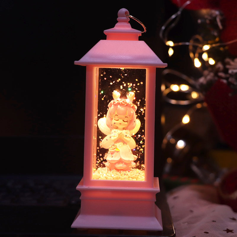 Fantasy Forest Crystal Lamp Ornaments Table Decoration Small Night Lamp Luminous Home Decoration Portable Storm Lantern Student Gifts