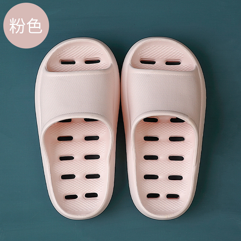 kid shoe Children's Slippers Summer Thick-Soled Bathroom Non-Slip Hollow Leaking Boys and Girls Indoor Home Breathable Sandals Wholesale