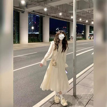 春装女装2023年新款温柔系凡尔赛连衣裙女甜美风高端精致连衣裙子