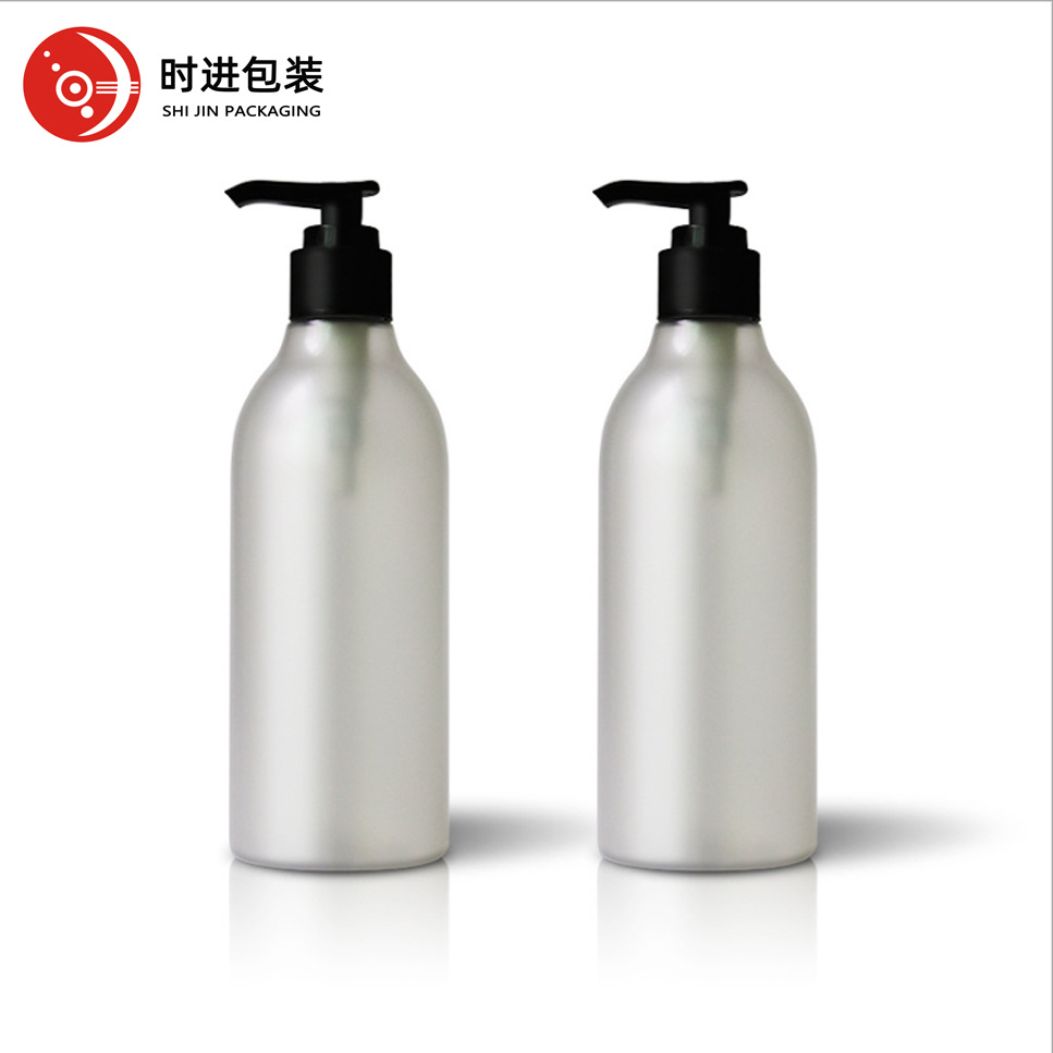 pet透明磨砂 300ml塑料护发素瓶子洗护沐浴露乳液瓶圆形洗发水瓶