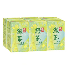 批发 香港进口港版道地柠檬绿茶饮料水果味饮品250ml 24盒一箱
