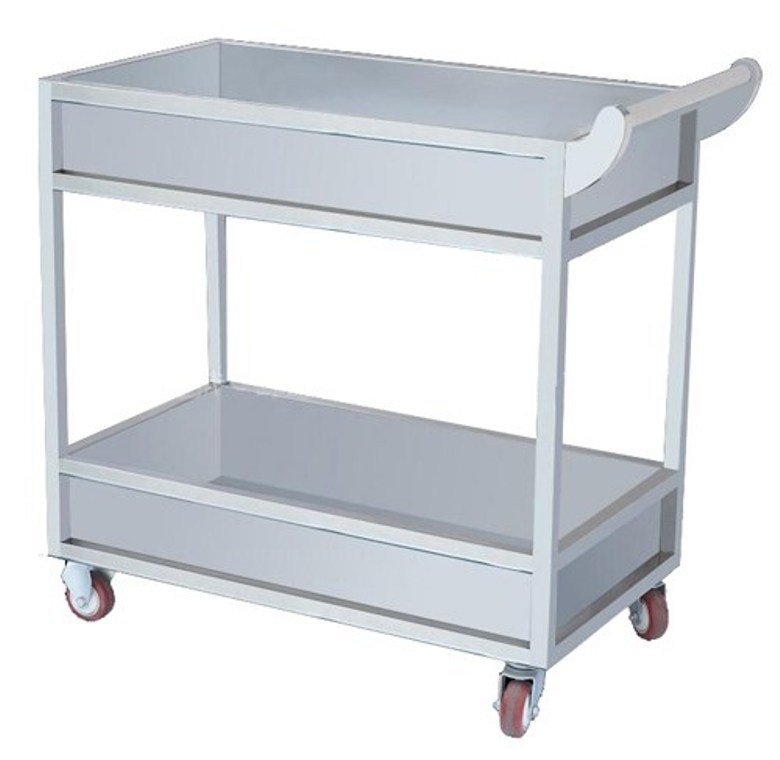 不锈钢推车双层酒店餐厅饭馆推车双层不锈钢厨房推车餐车厂家批发