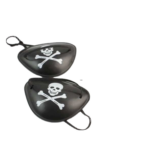 节假日装饰演出表演化妆塑料单眼海盗眼罩 独眼龙眼罩新奇礼品