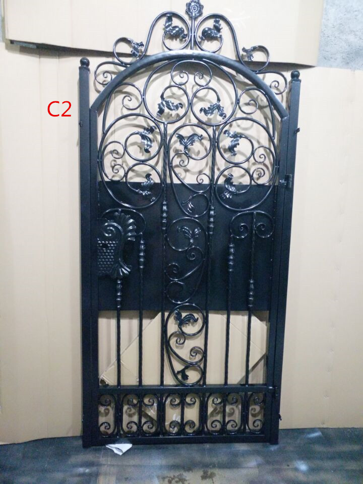 定制欧式铁艺门铁艺大门小门铁门别墅门庭院防盗门花园仓库双开门