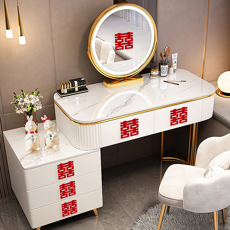 wedding room layout wedding stickers new house bedroom room wardrobe dressing table wedding double happy character stickers decoration wedding supplies
