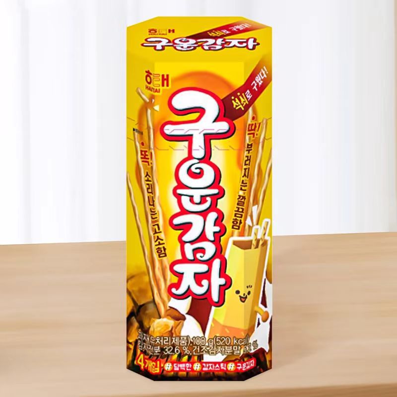 韩国进口海太烤薯棒108g碳烤土豆条饼干棒儿童小吃零食品-阿里巴巴