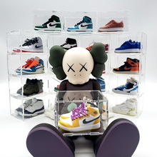 迷你亚克力AJ鞋模3D立体球鞋透明陈列小鞋盒鞋墙车载潮流家居摆件