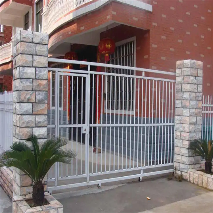 加工定制锌钢护栏 学校围墙栏杆 小区别墅院墙大门护栏