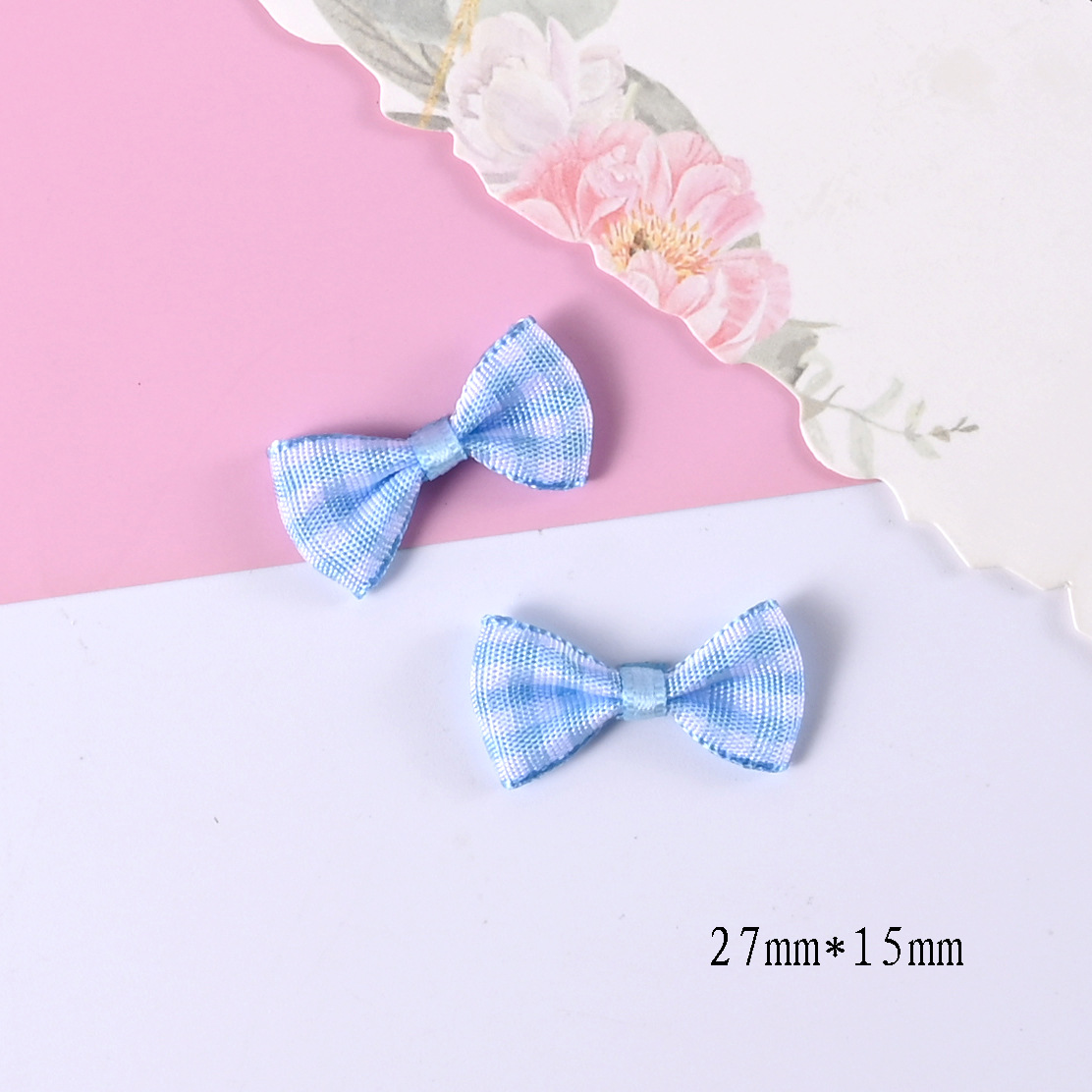 Fabric Bow Two-Dimensional Decoration Braid Ribbon DIY Packaging Bow Cream Glue DIY Bow