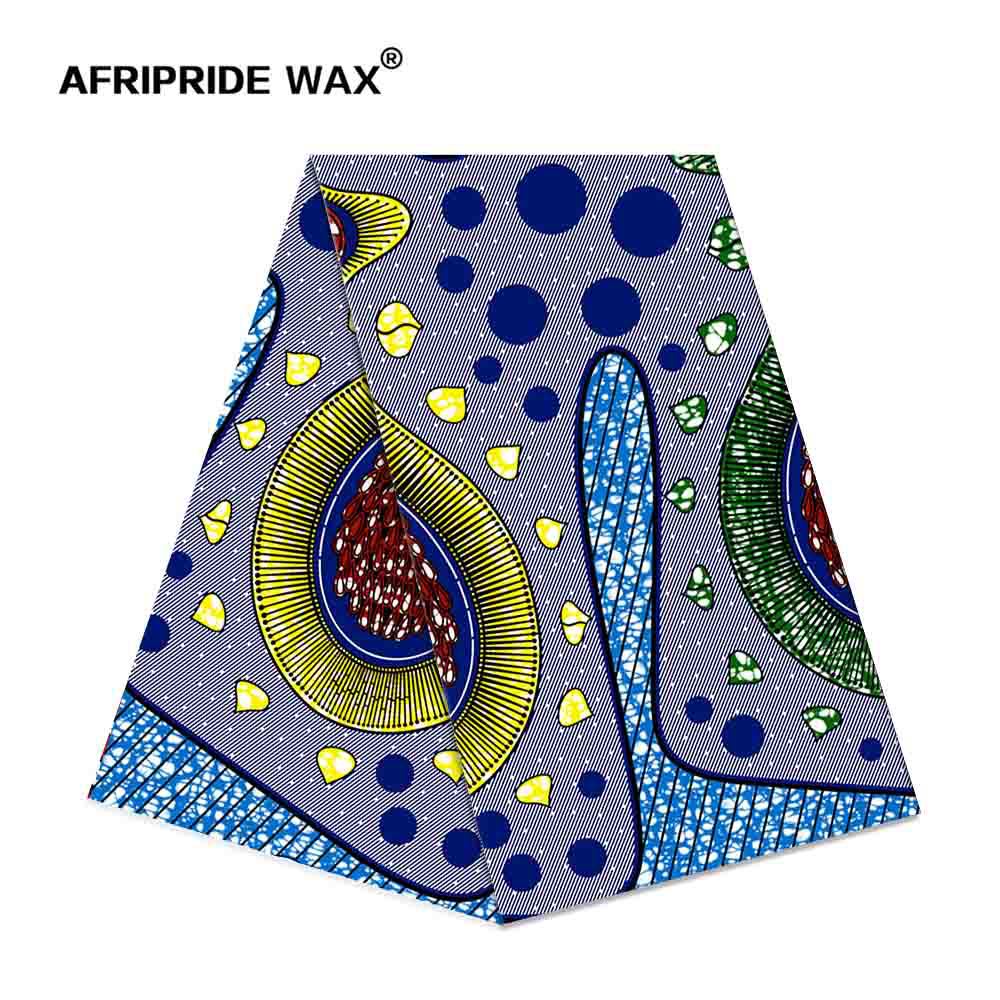 Foreign Trade African Market National Style Printing and Dyeing Cerecloth Cotton Printed Fabric Afripride Wax 606